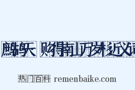 鹧鸪天·购得南山万岁杉近义词是什么意思的图片